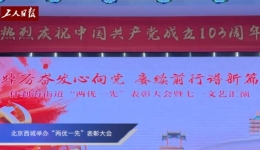北京西城举办“两优一先”表彰大会