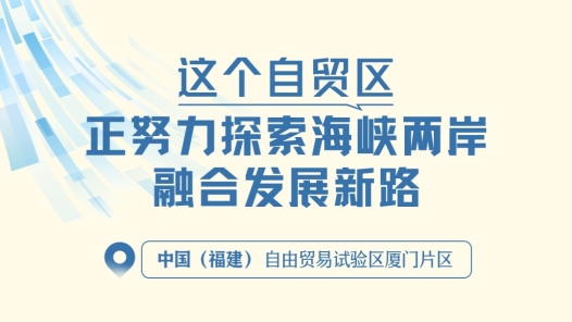 一见·这个自贸区，正努力探索海峡两岸融合发展新路